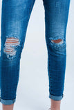 Skinny Distressed Jeans