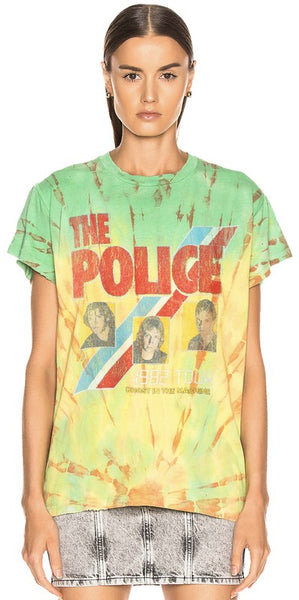 Police Tie Dye Ghost In The Machine Band Tee