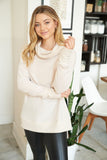 LONG SLEEVE SOLID KNIT SWEATER