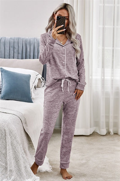 Sound Asleep Button Down Pajama Set – Cozy Clothing Connection