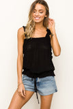 TANK TOP WITH TIE FRONT DETAIL