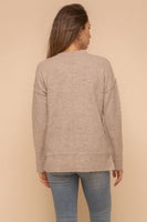 SIDE SNAP SWEATER