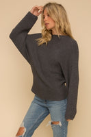 Charcoal cozy sweater
