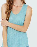 CASS STRIPED POCKET TANK