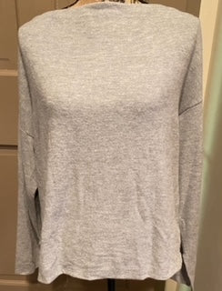 Chana Charcoal Funnel Neck Sweater