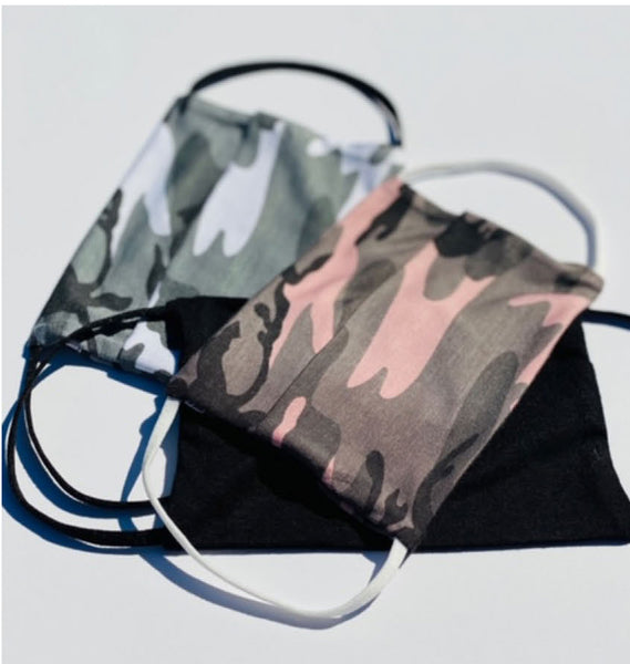 Mask Pack 7 - 3 pack -Child/Youth - Camo Pack