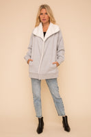 SOFT AND COZY SHERPA LINED CARDIGAN