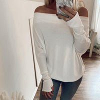 Off the Shoulder Thumbhole Top